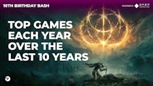 Top Games Each Year Over the Last 10 Years