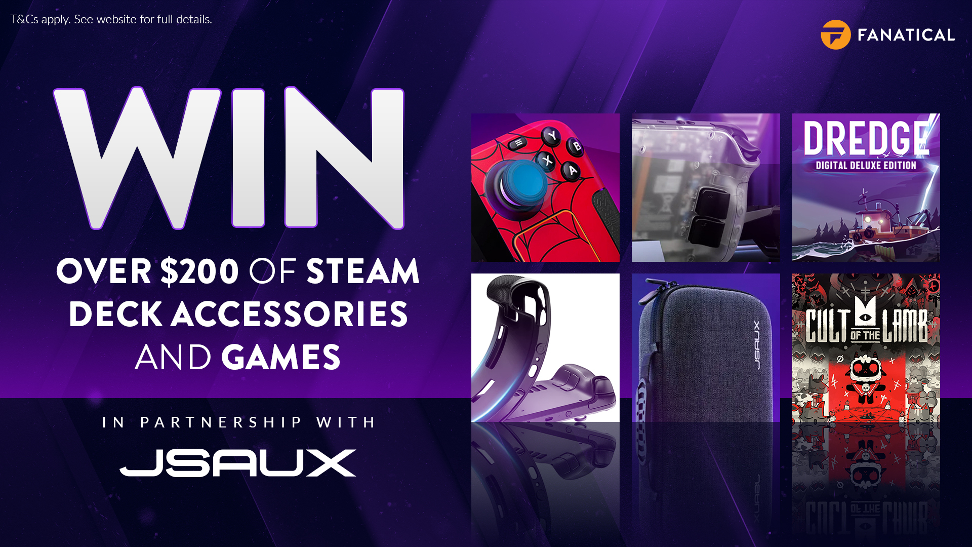 Win Steam Deck Goodies from JSAUX