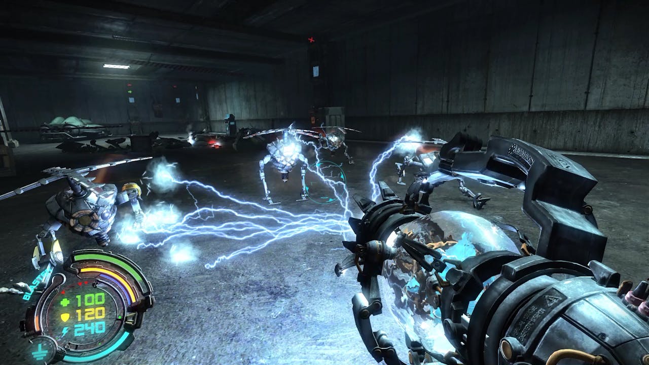 Brutal cyberpunk action