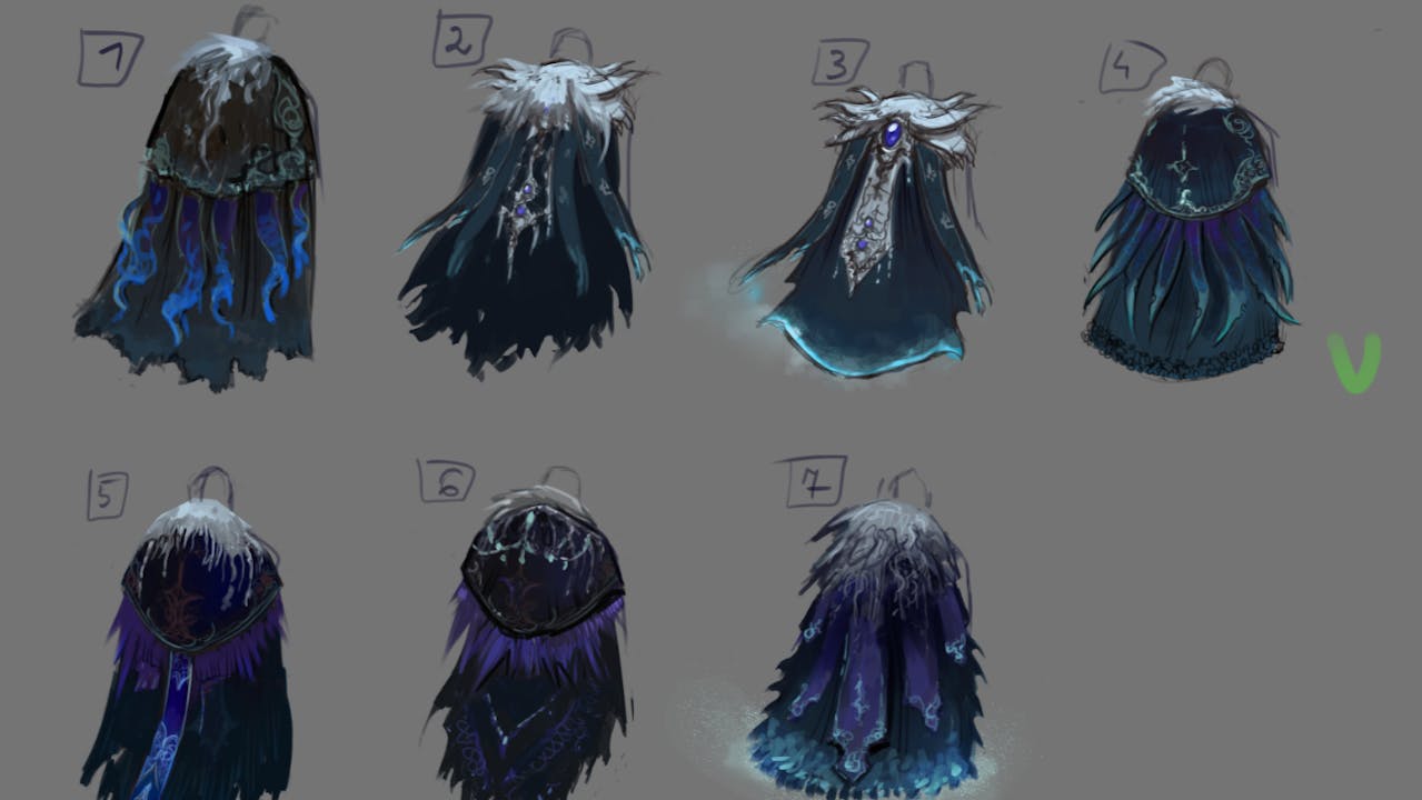 Concept art for cape skin