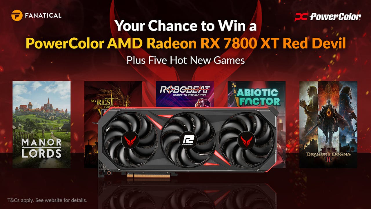 Get a Chance to Win an AMD Radeon RX7800 XT Red Devil & Five Hot New Games