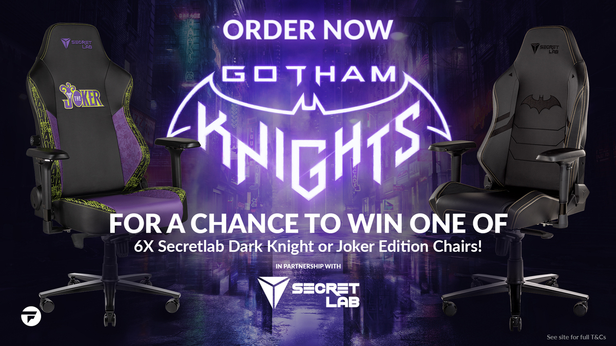 Win a Secret Lab Gotham Knights Themed Gaming Chair Fanatical Blog