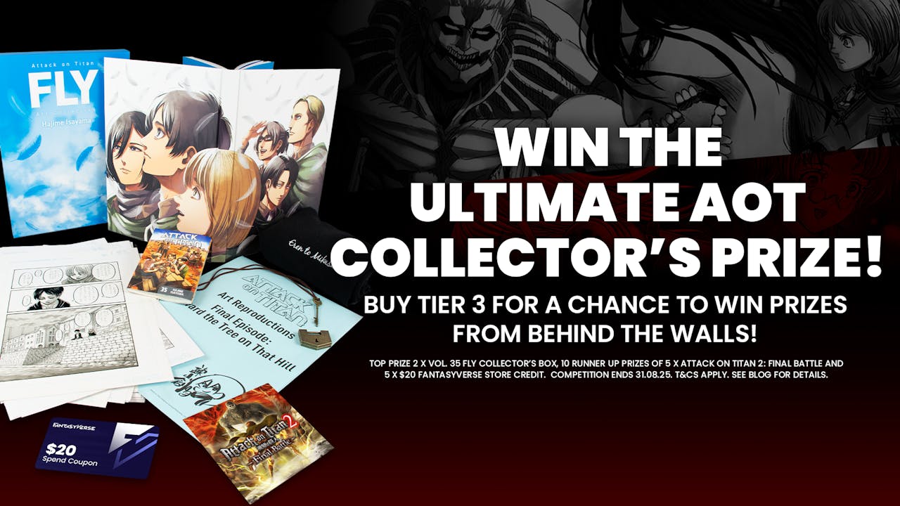 Relive the Attack on Titan Saga: 56 Digital Manga Volumes + Fly 53 Collector Box Giveaway