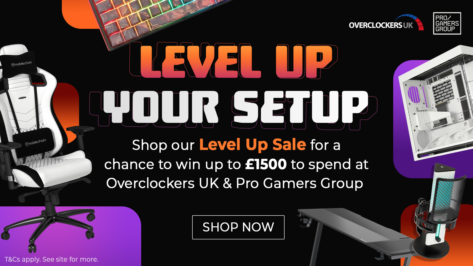 Level Up Your Setup: Win Big with Fanatical & Overclockers UK