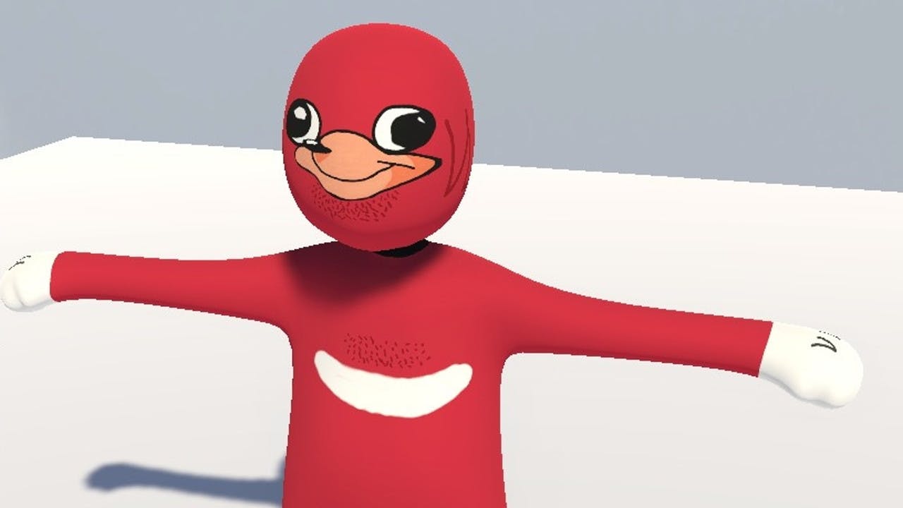 The 'Ugandan Knuckles' skin