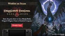 Wishlist Dragon's Dogma 2: Dark Arisen for a Chance to Win a Steam Deck
